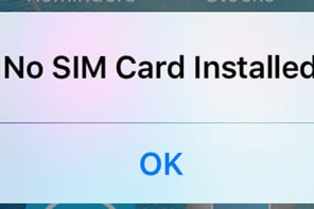 No SIM Card Installed