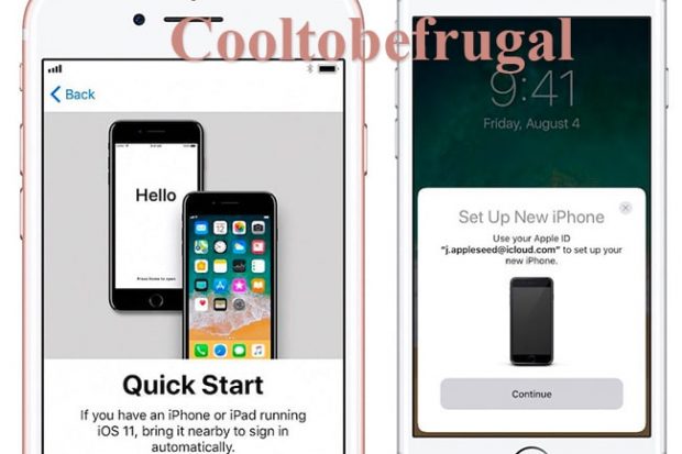 Quick Start iPhone Untuk backup device